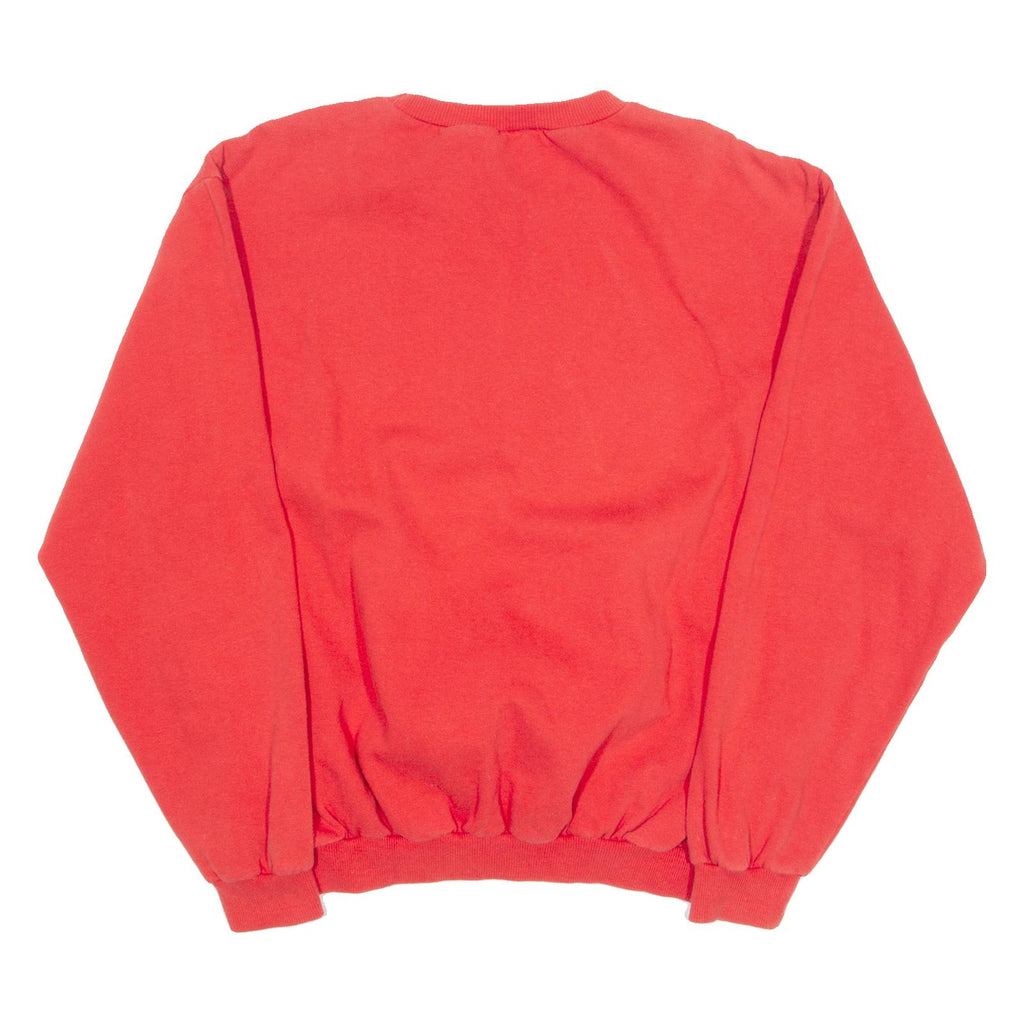 TURTLE LINE Mens Sweatshirt Red Crewneck L