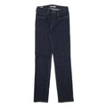 LEVI'S 724 BIG E Womens Jeans Blue Slim Skinny Denim Dark W28 L32 Stylish Zip