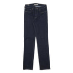 LEVI'S 724 BIG E Womens Jeans Blue Slim Skinny Denim Dark W28 L32 Stylish Zip