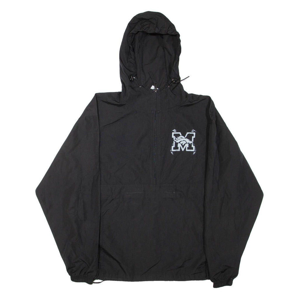 CHAMPION Mens Anorak Jacket Black Hooded M
