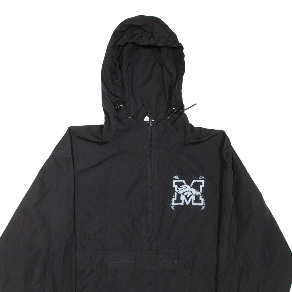 CHAMPION Mens Anorak Jacket Black Hooded M