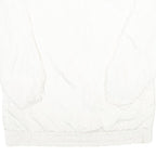 KRISTEN BLAKE Womens White Button Jacket L Nylon Plain Lightweight Casual