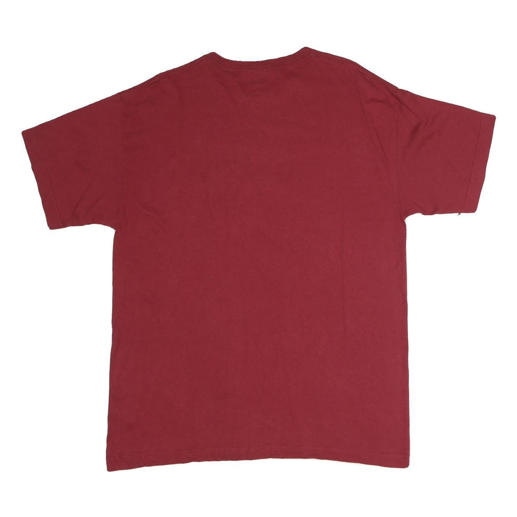 RED OAK Mens Red Indiana Hoosiers Graphic T-Shirt XL Short Sleeve Crew Neck