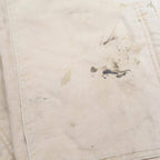 CARHARTT Mens Beige Cotton Relaxed Dungarees XL W38 L32 Workwear Utility