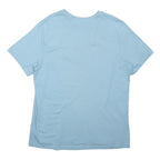 NIKE Mens Blue & White Graphic T-Shirt XL Short Sleeve Crew Neck Lightweight