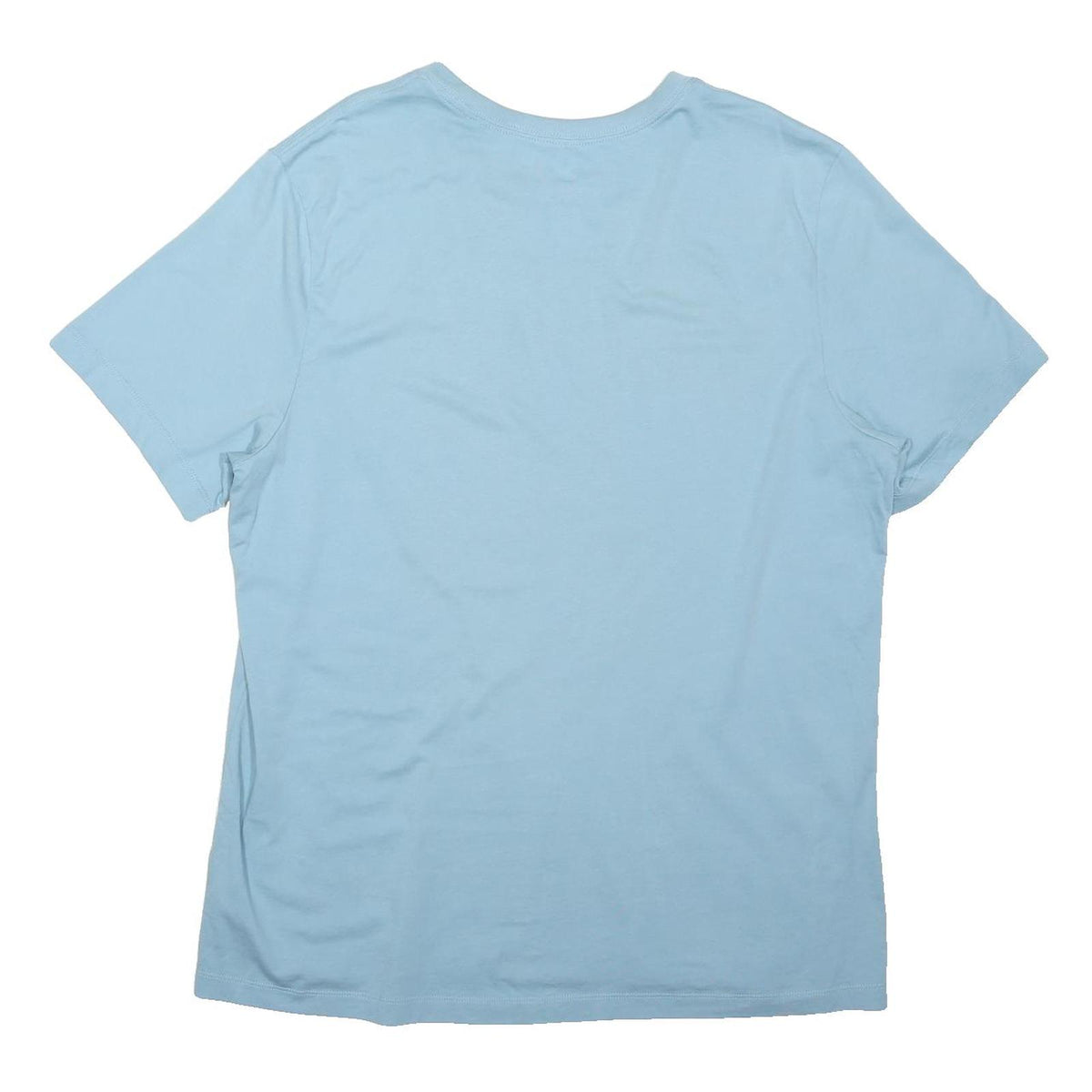 NIKE Mens Blue & White Graphic T-Shirt XL Short Sleeve Crew Neck Lightweight