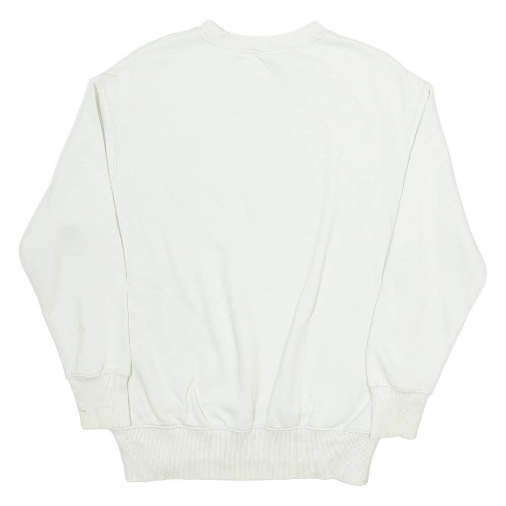 NIKE Mens Sweatshirt White XXS