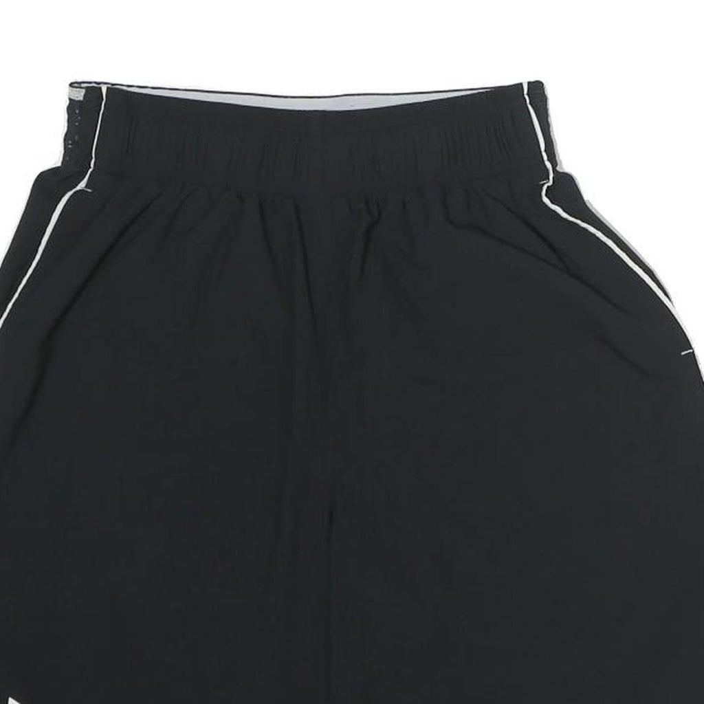 UNDER ARMOUR Mens Black Casual Shorts S W25 Sports Logo Elastic Waist