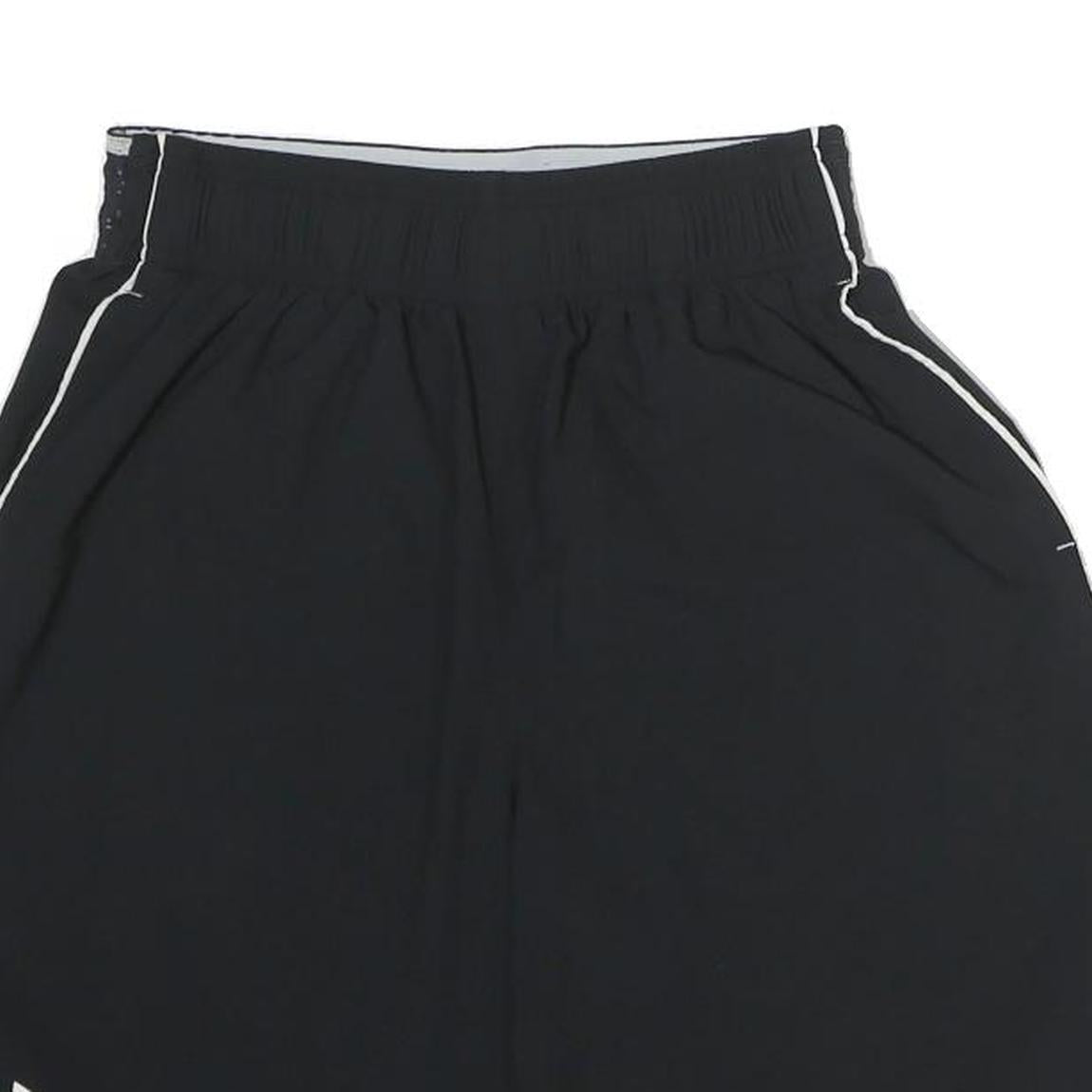 UNDER ARMOUR Mens Black Casual Shorts S W25 Sports Logo Elastic Waist