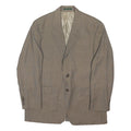 LAUREN RALPH LAUREN Mens Beige Wool Jacket XL Woven Button Classic Blazer