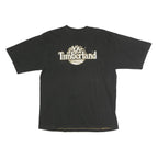 TIMBERLAND Mens Black Graphic T-Shirt M Short Sleeve Crew Neck Cotton