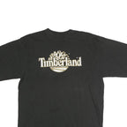 TIMBERLAND Mens Black Graphic T-Shirt M Short Sleeve Crew Neck Cotton