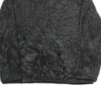 POINT ZERO Womens Black Acrylic Zip Jacket L Fleece Cozy Warm Casual Outerwear