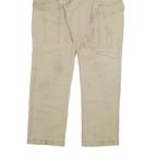 CARHARTT Mens Relaxed Fit Beige Cotton Blend Cargo Trousers W31 L32 Workwear