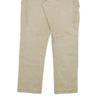 CARHARTT Mens Relaxed Fit Beige Cotton Blend Cargo Trousers W31 L32 Workwear