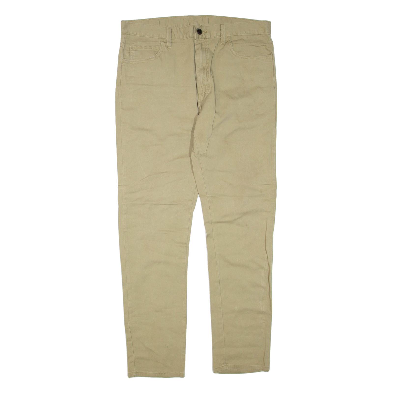 DICKIES Mens Trousers Beige Regular Tapered W34 L30