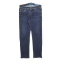 PIERRE CARDIN Mens Jeans Blue Slim Straight Denim Medium W34 L30 Stylish Zip