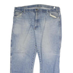 DICKIES Mens Jeans Blue Regular Straight Denim Light W42 L32 Casual Workwear