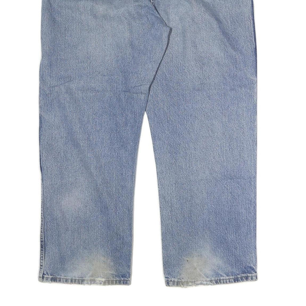 DICKIES Mens Jeans Blue Regular Straight Denim Light W42 L32 Casual Workwear