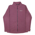 BERGHAUS Womens Purple Jacket M Polyester Blend Plain Zip Outdoor Casual