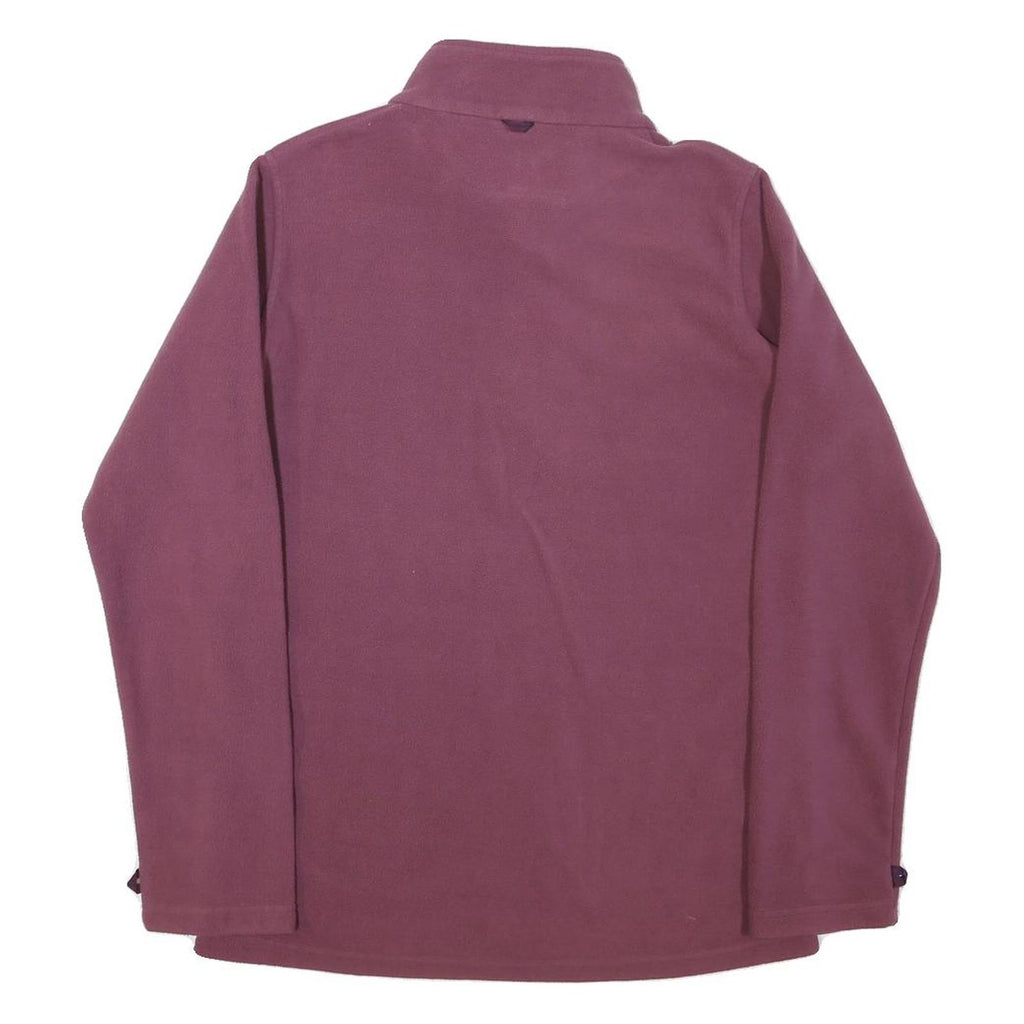 BERGHAUS Womens Purple Jacket M Polyester Blend Plain Zip Outdoor Casual