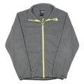 THE NORTH FACE Boys Grey & Yellow Jacket XL Polyester Blend Plain Outdoor Zip