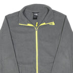 THE NORTH FACE Boys Grey & Yellow Jacket XL Polyester Blend Plain Outdoor Zip