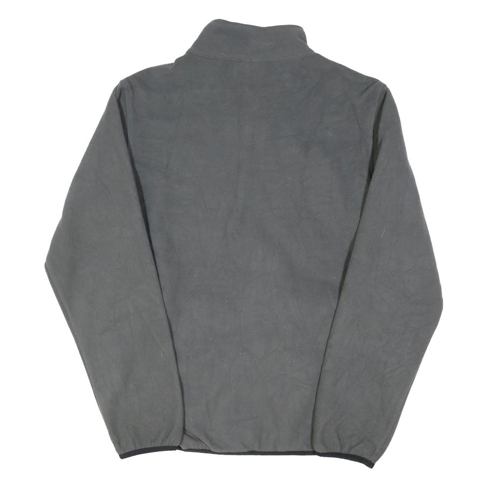 THE NORTH FACE Boys Grey & Yellow Jacket XL Polyester Blend Plain Outdoor Zip