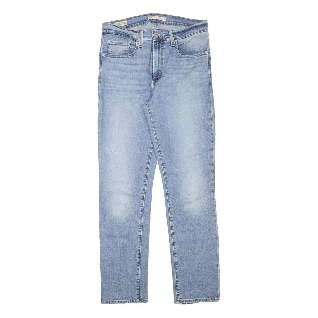 LEVI'S Womens Slim Blue Denim Classic Fit Zip Jeans W30 L29 Light Wash