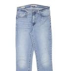 LEVI'S Womens Slim Blue Denim Classic Fit Zip Jeans W30 L29 Light Wash