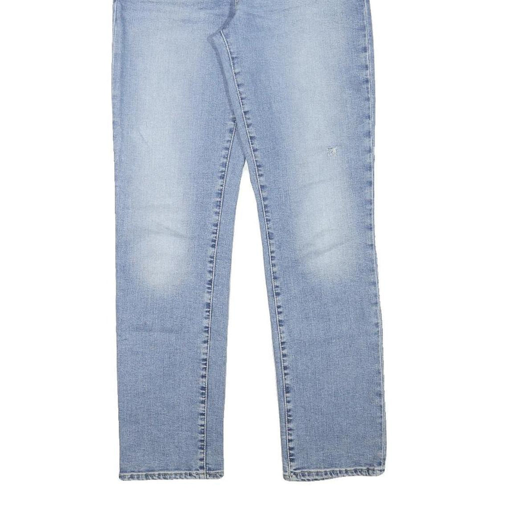 LEVI'S Womens Slim Blue Denim Classic Fit Zip Jeans W30 L29 Light Wash