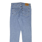 LEVI'S Womens Slim Blue Denim Classic Fit Zip Jeans W30 L29 Light Wash