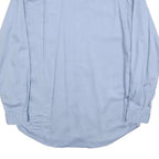 CARHARTT Mens Blue Workwear Shirt L Electric Department Cotton Blend Button Down