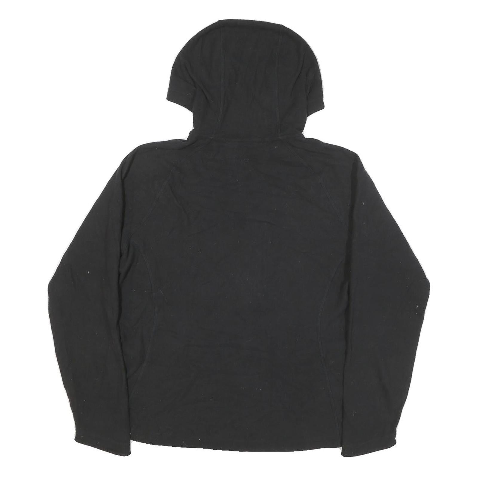 THE NORTH FACE Womens Black Hoodie Jacket XL Polyester Blend Zip Outdoor Casual