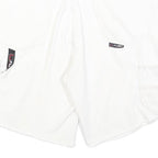 FUBU Mens White Cargo Shorts L W36 Cotton Blend Casual