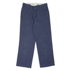 DICKIES 874 Workwear Mens Trousers Blue Regular Straight W30 L29