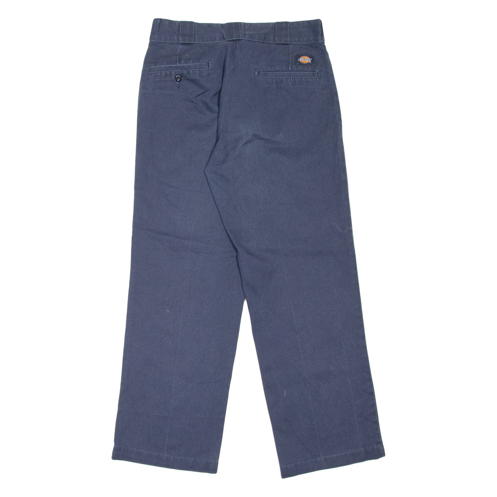 DICKIES 874 Workwear Mens Trousers Blue Regular Straight W30 L29