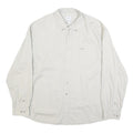 CALVIN KLEIN JEANS Mens White Cotton Shirt XL Classic Button-Down Casual