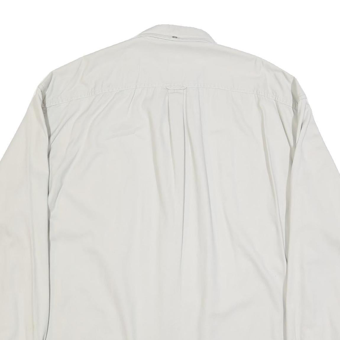 CALVIN KLEIN JEANS Mens White Cotton Shirt XL Classic Button-Down Casual