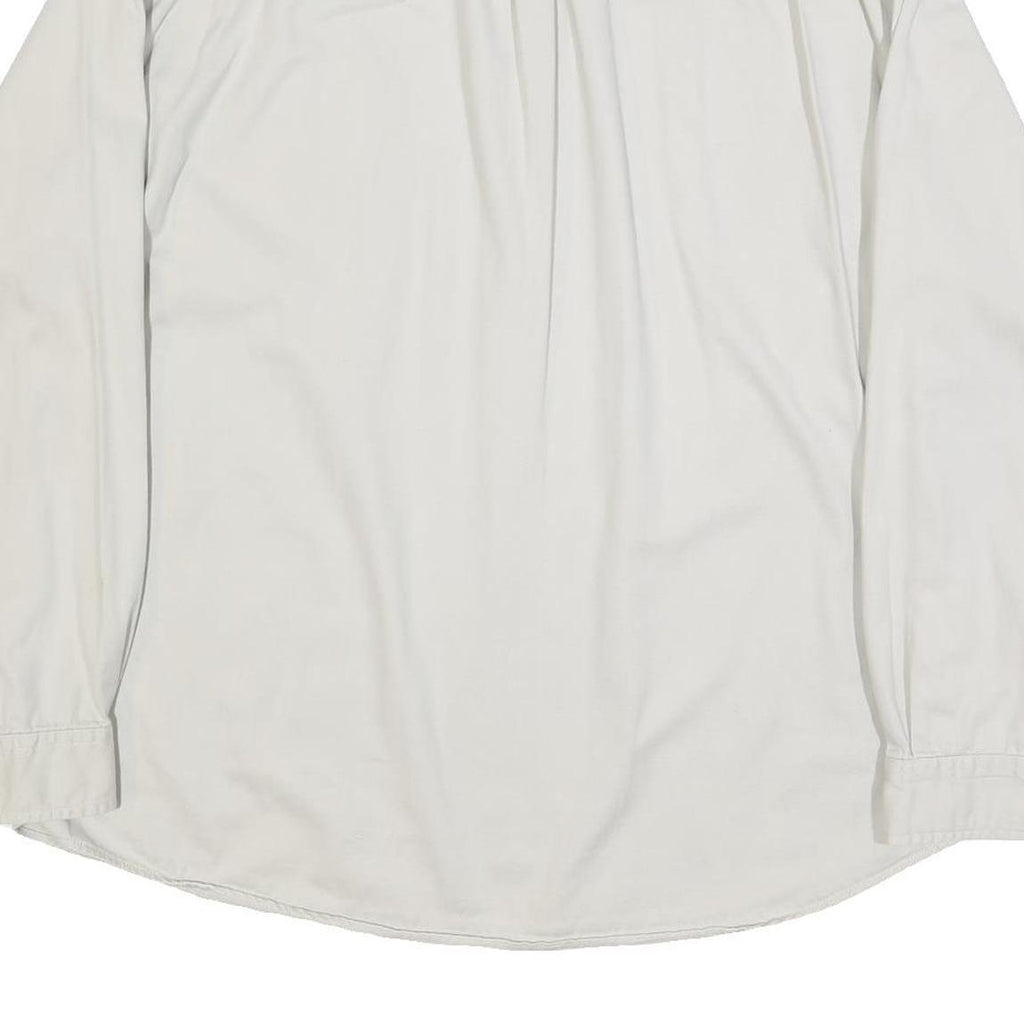 CALVIN KLEIN JEANS Mens White Cotton Shirt XL Classic Button-Down Casual