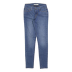 LEVI'S 710 Womens Jeans Blue Slim Skinny Denim Medium W25 L27 Stretch Zip