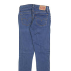 LEVI'S 710 Womens Jeans Blue Slim Skinny Denim Medium W25 L27 Stretch Zip