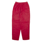 CASUAL CORNER Womens Trousers Red Relaxed Tapered W26 L29