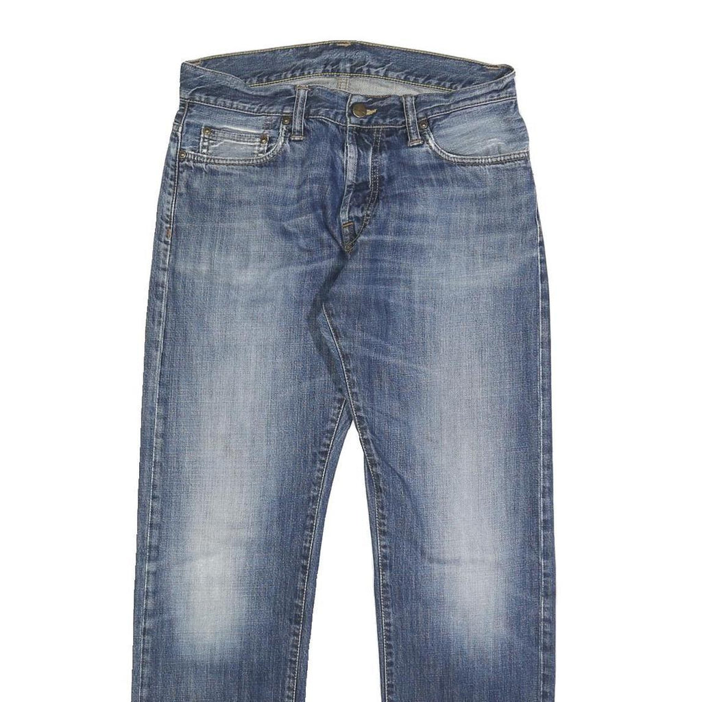 CARHARTT Mens Jeans Blue Regular Straight Denim Light W29 L32 Casual Durable
