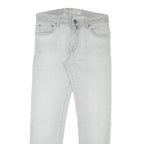 JACOB COHEN Mens Slim Light Blue Denim Jeans W31 L29 Cotton Blend Zip