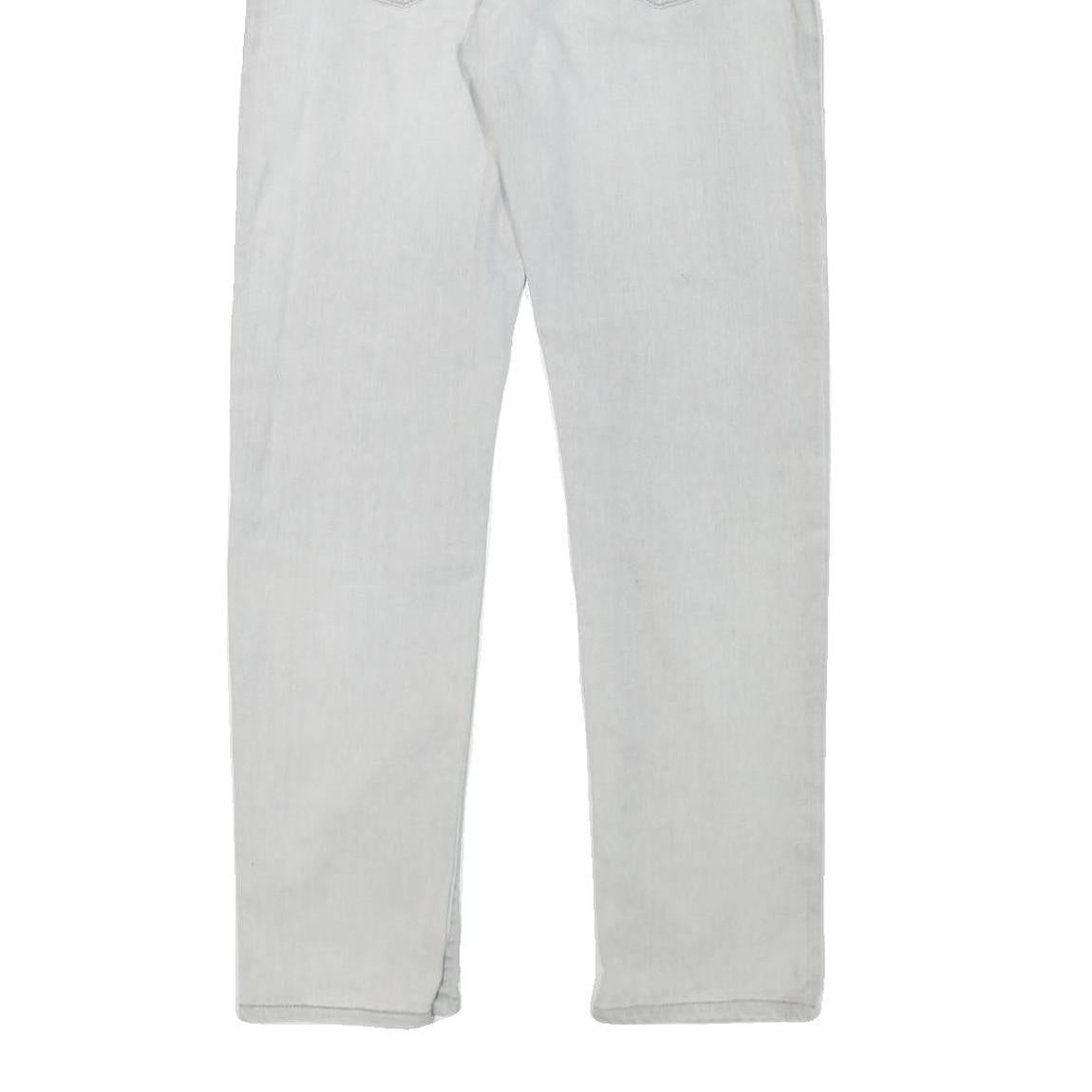 JACOB COHEN Mens Slim Light Blue Denim Jeans W31 L29 Cotton Blend Zip