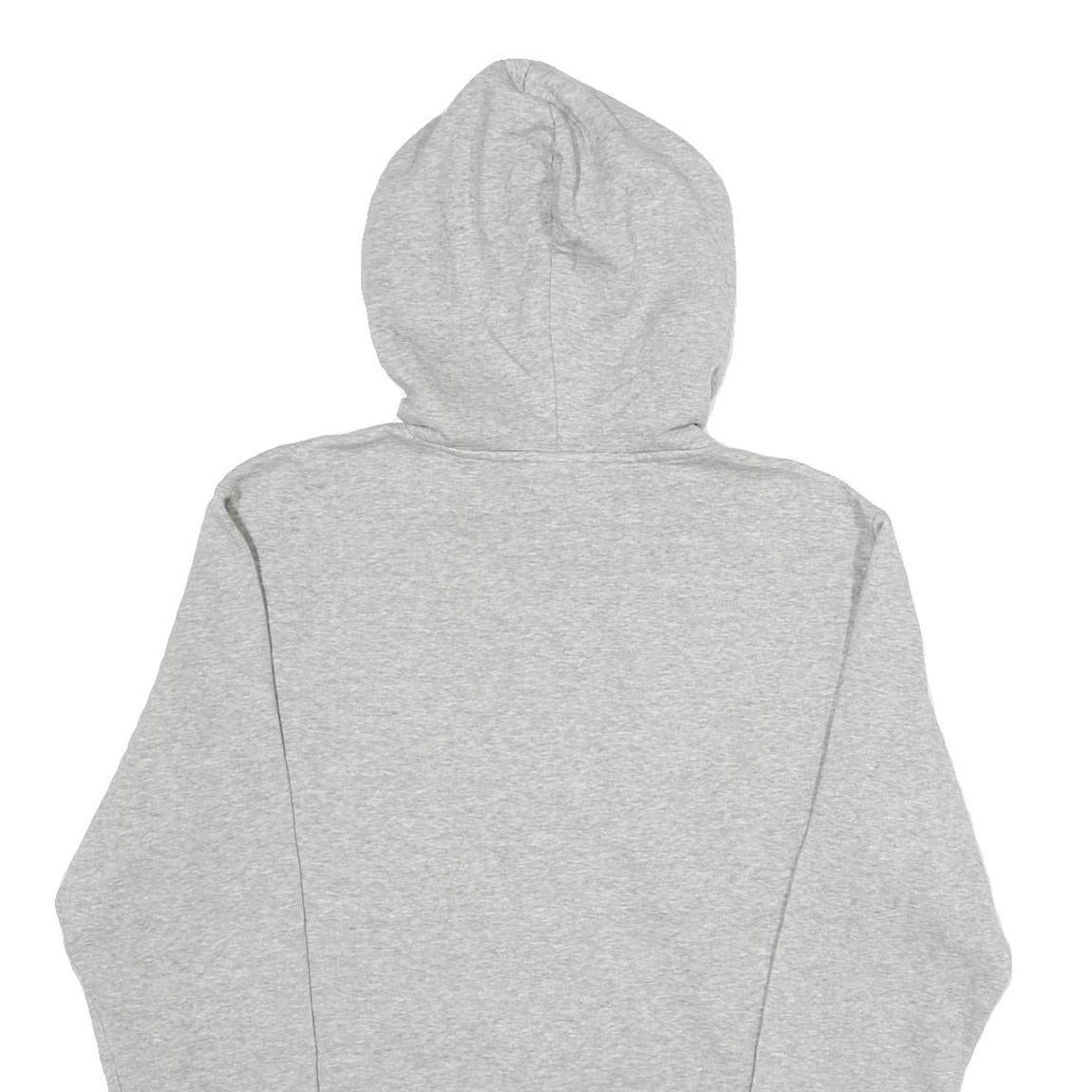 ADIDAS Mens Grey Pullover Hoodie S Cotton Sports Casual Sweatshirt