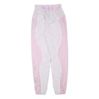 LACOSTE Womens Joggers Pink & White Slim Tapered S W24 L29 Sportswear Casual