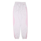 LACOSTE Womens Joggers Pink & White Slim Tapered S W24 L29 Sportswear Casual