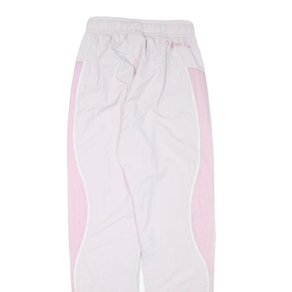 LACOSTE Womens Joggers Pink & White Slim Tapered S W24 L29 Sportswear Casual